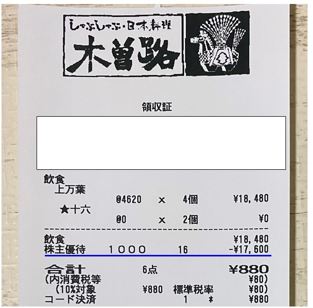 木曽路 株主優待券 木曽路 株主優待券 15，400円(1，000券